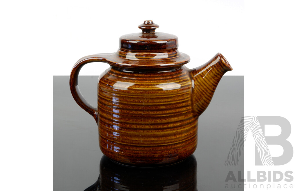 Retro Finnish Arabia Lidded Coffee Pot