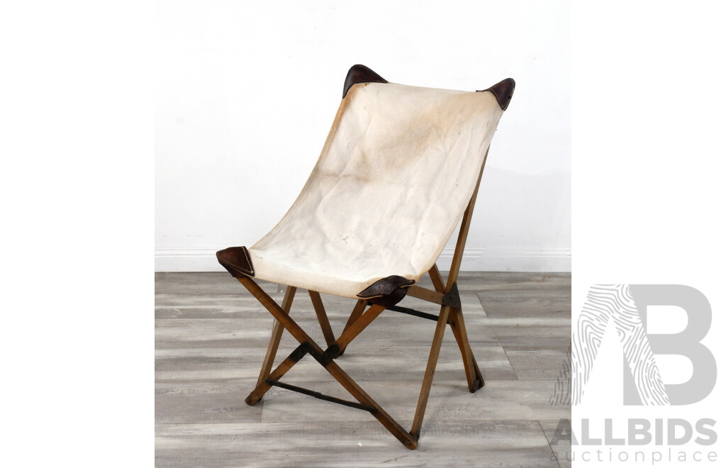 Vintage Folding Timber Directors Chair