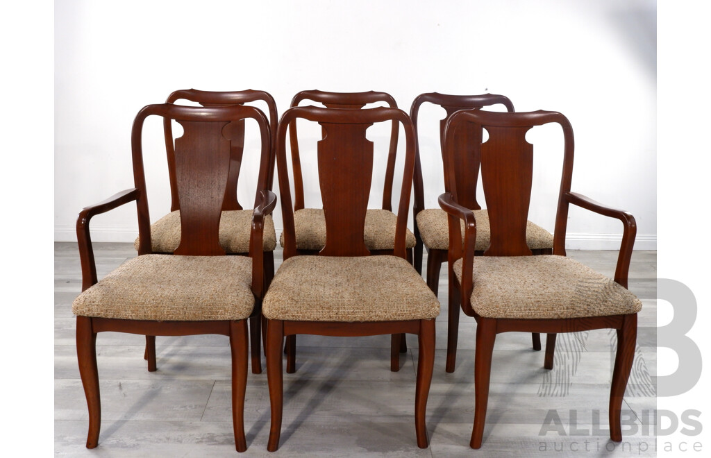 Set of Six Dining Chairs Inc Two Carvers by Parker Furniture