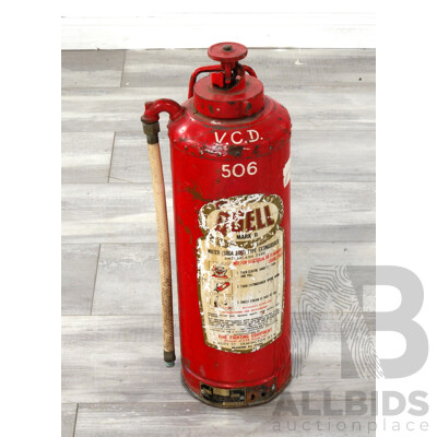 Vintage Quell MKII Fire Extinguisher