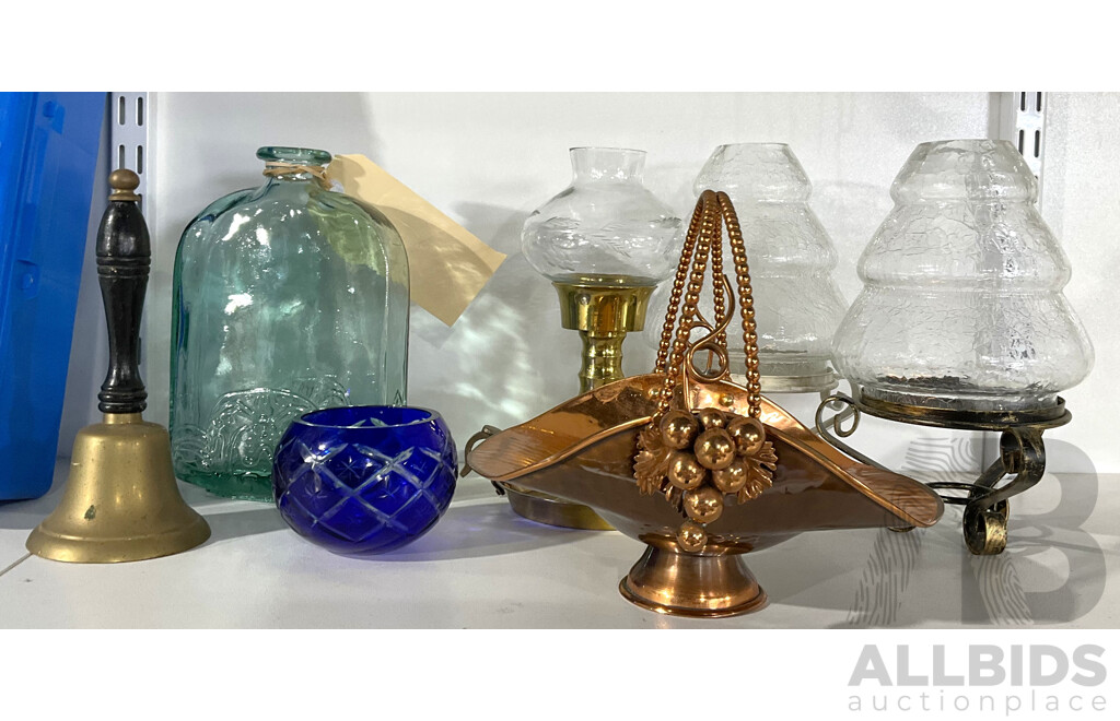 Collection of Decroative Homewares Including Candle Holders