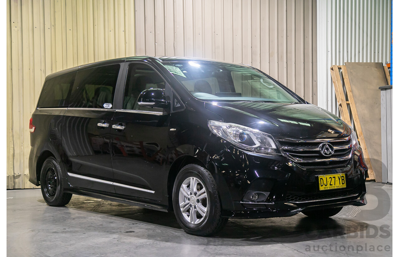 1/2019 Saic Motors LDV G10 Executive (7 Seater) 4d Wagon Black Turbo 2.0L