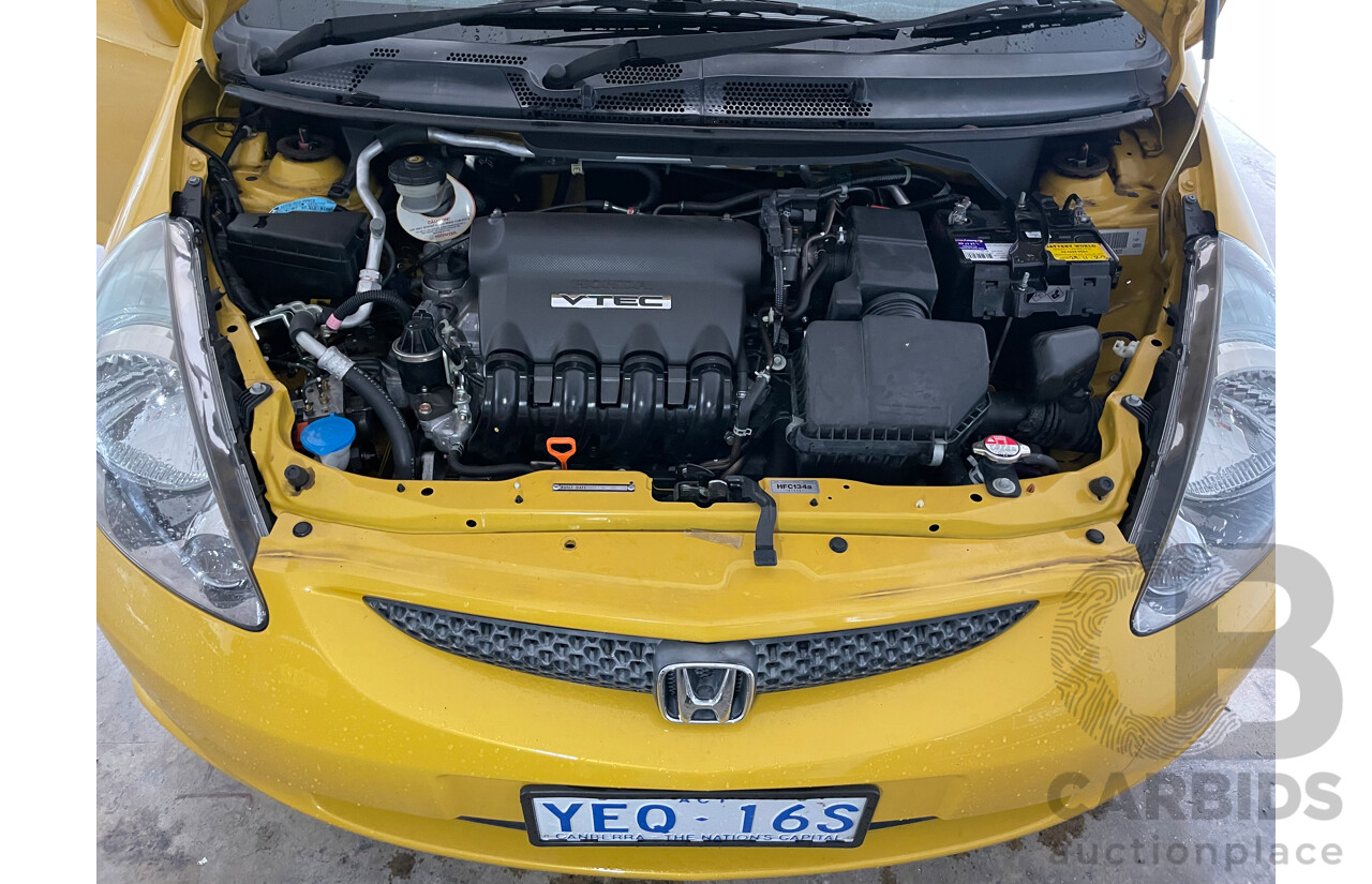 09/06 Honda Jazz VTi FWD MY06 5D Hatchback Yellow 1.5L