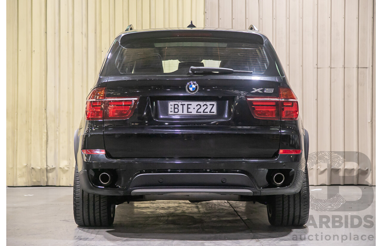 10/2010 BMW X5 Xdrive 30d (AWD) E70 MY10 4d Wagon Black Turbo Diesel 3.0L