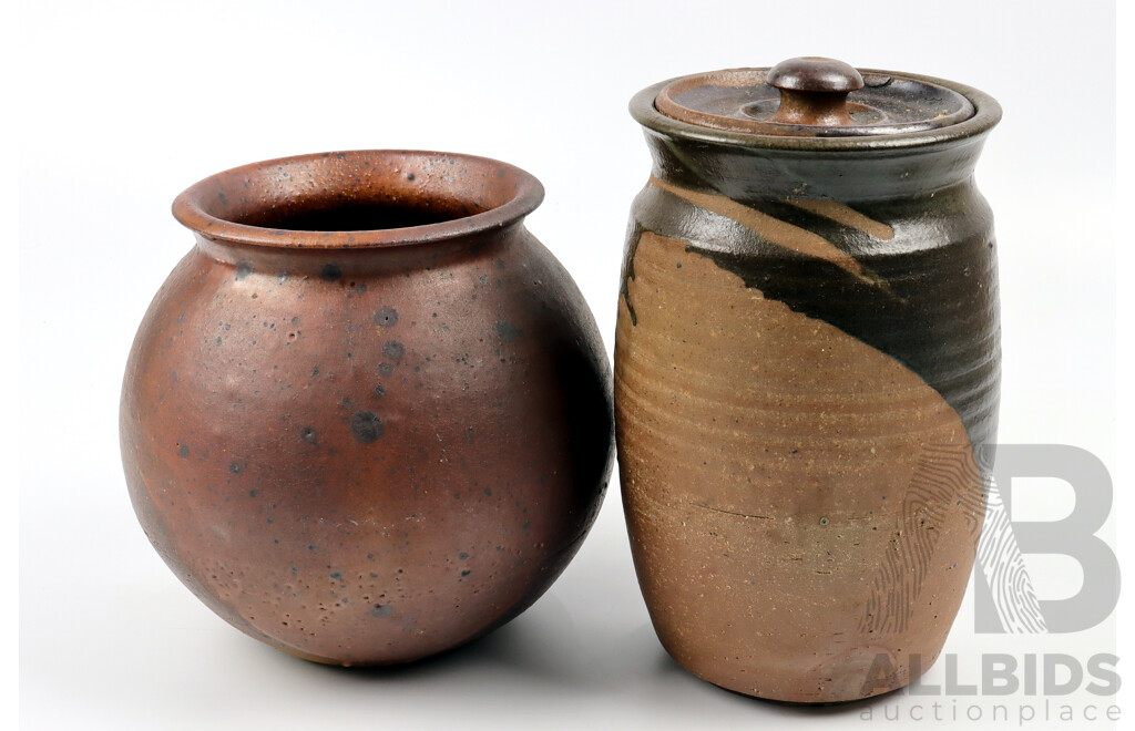 Two Australian Studio Pottery Vessels (2)