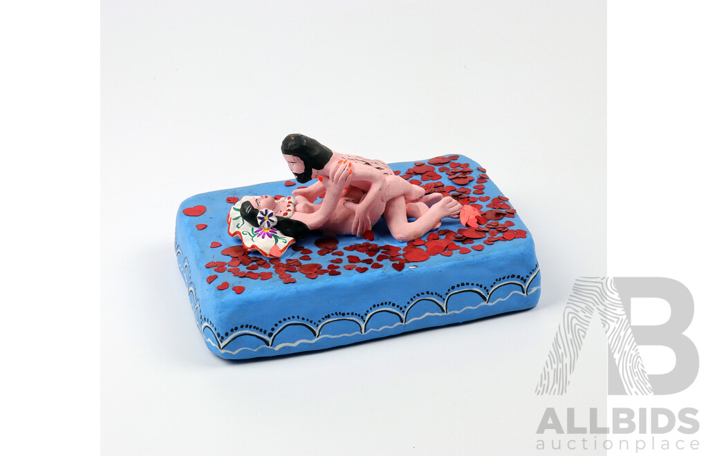 Hand-Made & Painted Erotic Mexican Ocumicho Pottery
