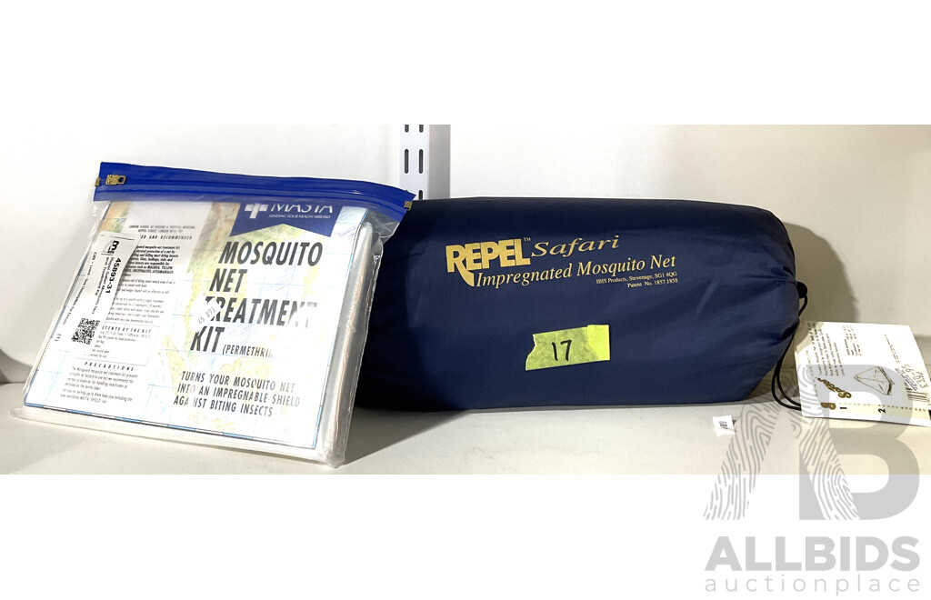 Repel Safari Mosquito Net and Treatment Kit