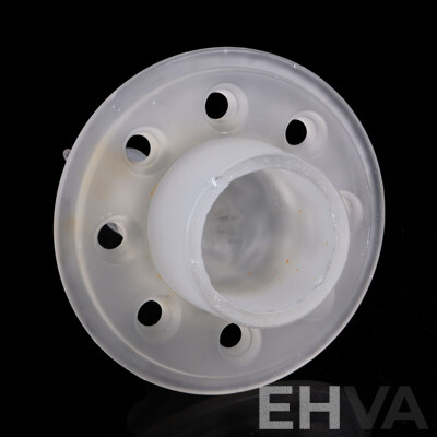 Vintage Glass Vase Frog in Antarctic Penguin Theme