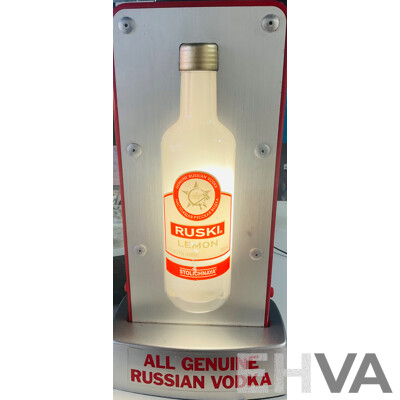 Vintage Ruski Lemon Electric Bar Display