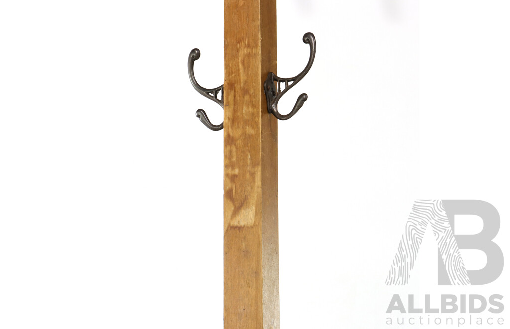 Vintage Timber Coat Stand