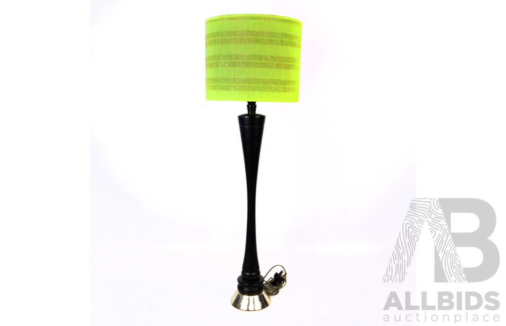 Funky Retro Table Lamp with Weighted Brass Base 