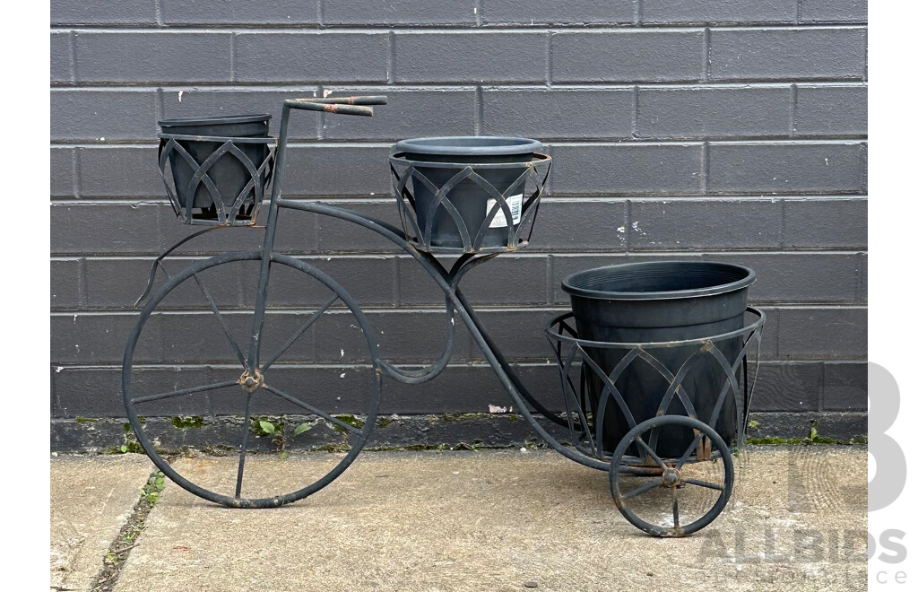 Bicycle Form Plant Stand