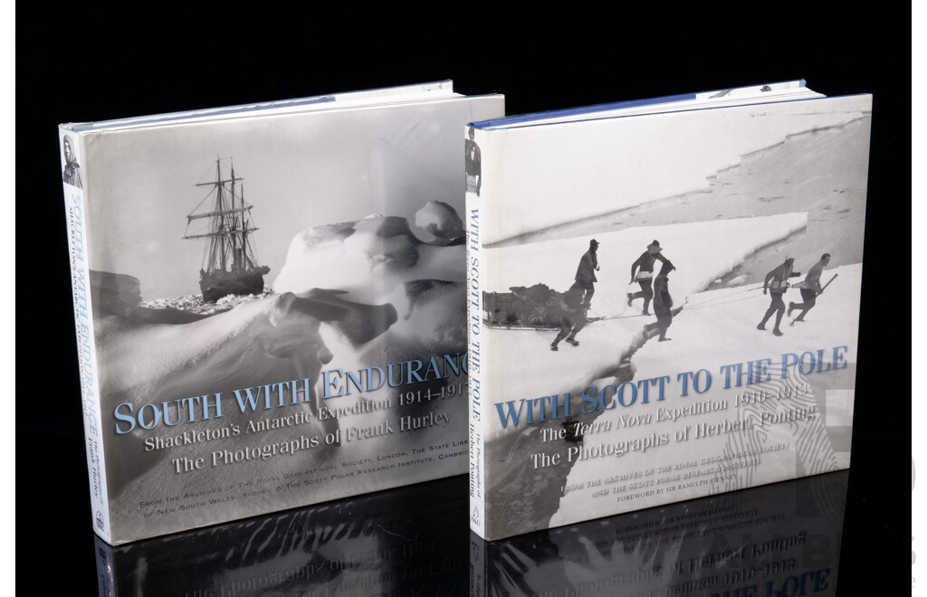 South with Endurance, Viking Publishing, 2001 Along with with Scott to the Pole, Allen Unwin, 2004, Both Hardcovers with Dust Jackets
