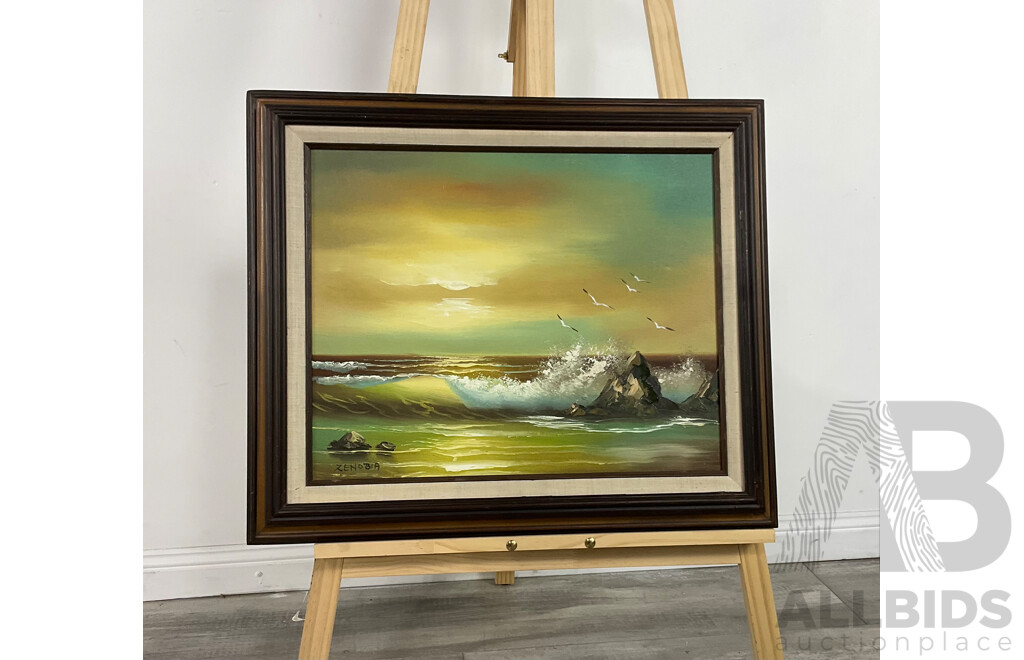 Zenobia, Seascape, Oil on Canvas