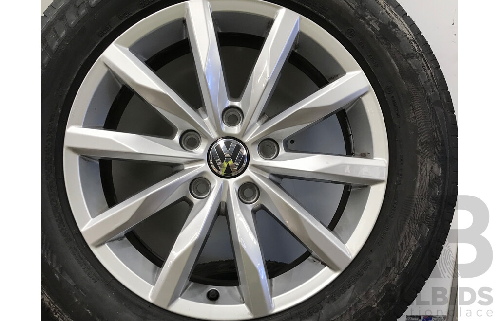 VW Amorok 18 Inch Five Stud Alloy Wheels with Bridgestone Dueler HP Tyres - Set of Four