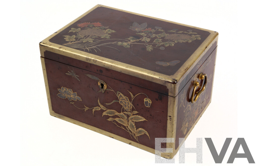 Vintage Japanese Lacquer Ware Jewellery Box
