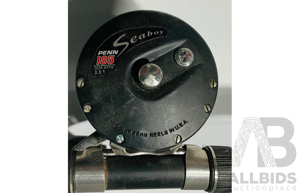 Vintage Seaboy Penn 185 Fishing Rod and Reel