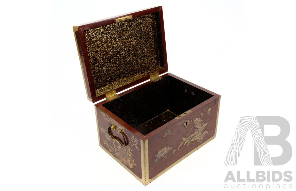 Vintage Japanese Lacquer Ware Jewellery Box