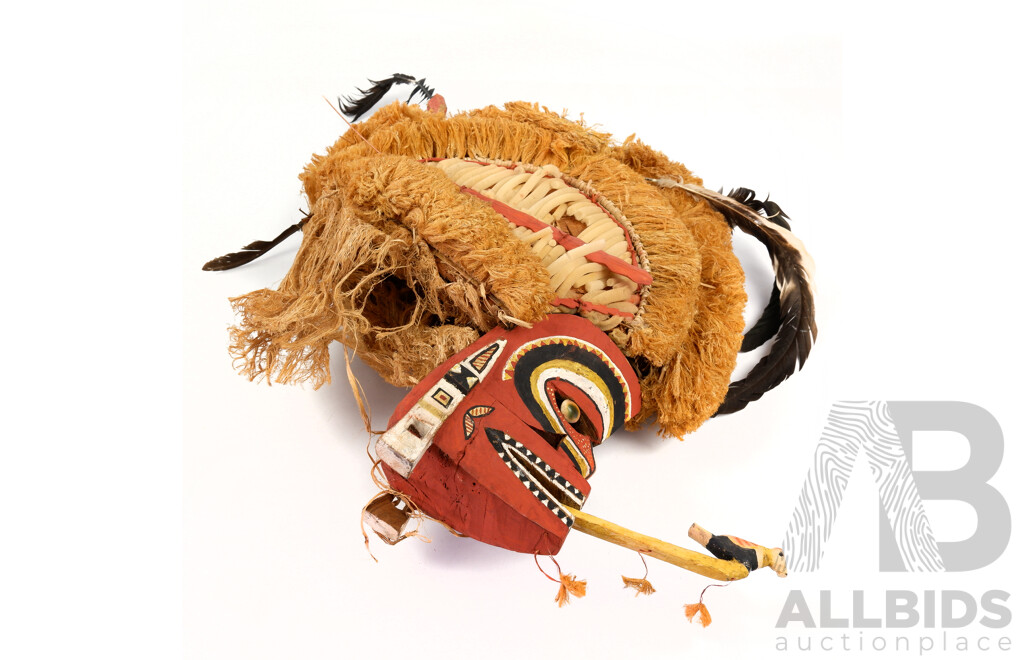 PNG New Ireland Province Malagan Ceremony Mask