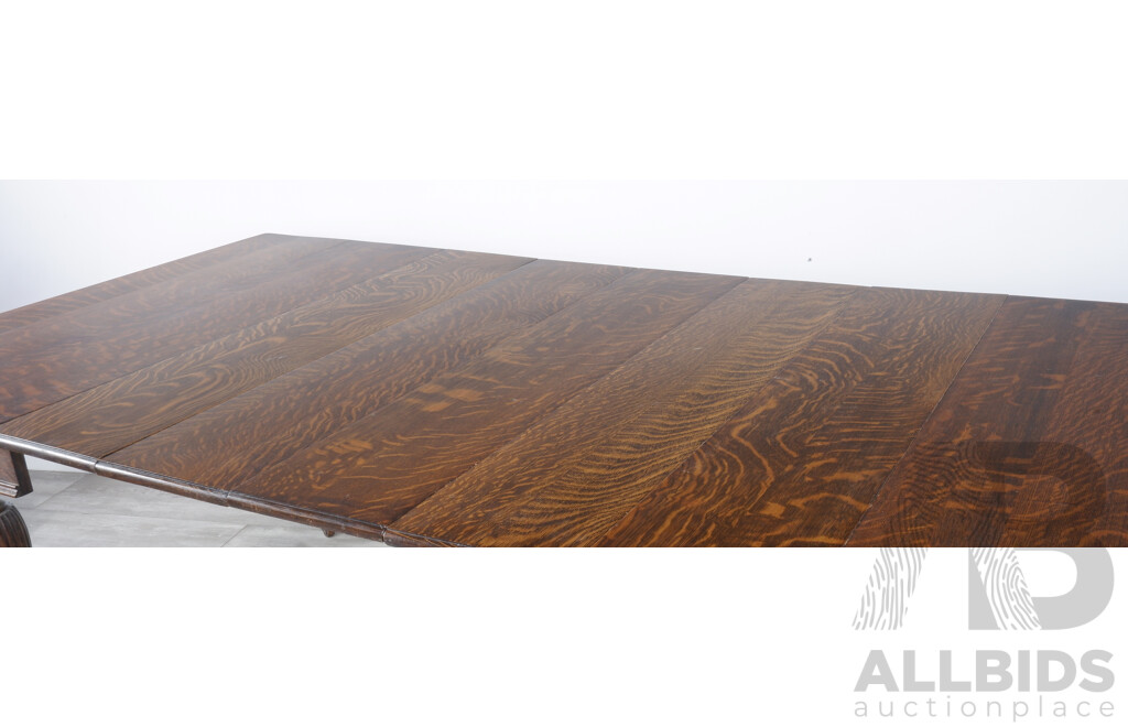 Silky Oak Extension Dining Table