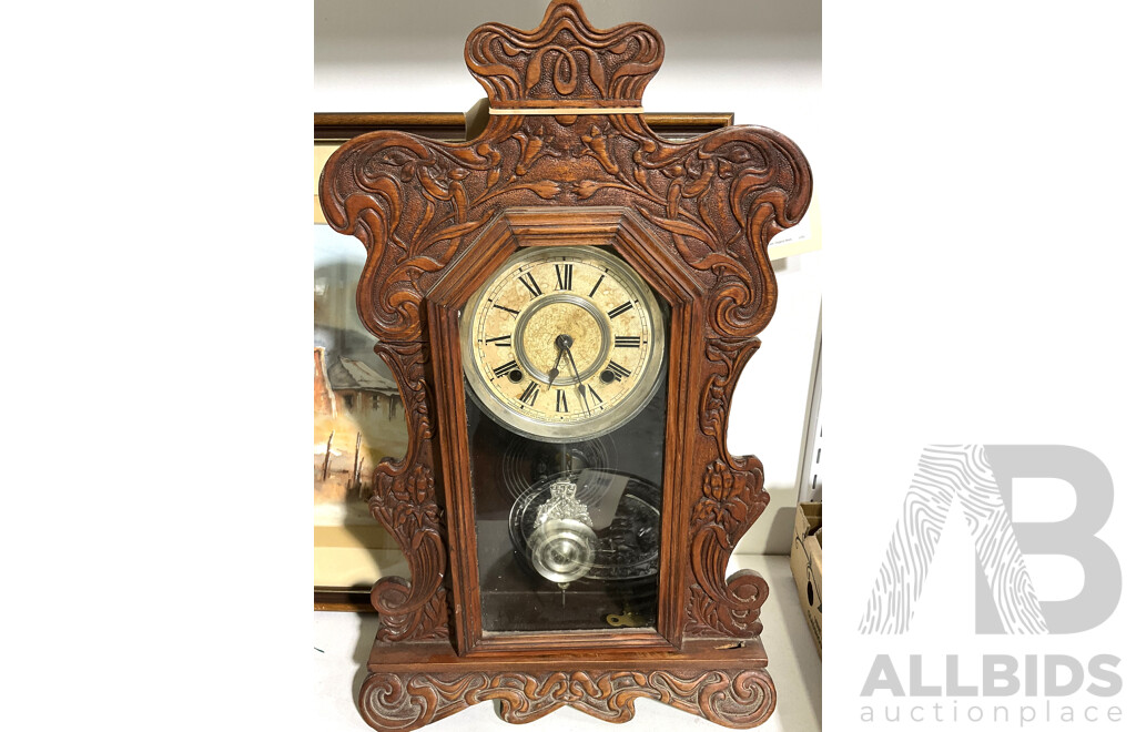 Vintage Ansonia Gingerbread Clock