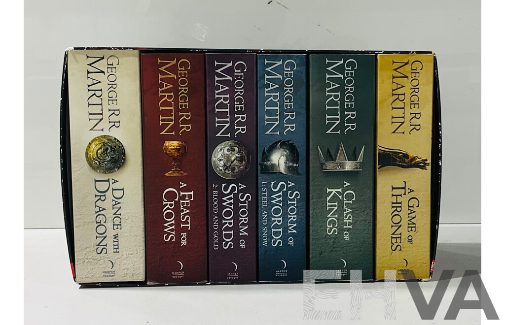 Game of Thrones, G E Martin, Six Book Set in Slip Case, Paperbacks