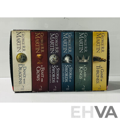 Game of Thrones, G E Martin, Six Book Set in Slip Case, Paperbacks