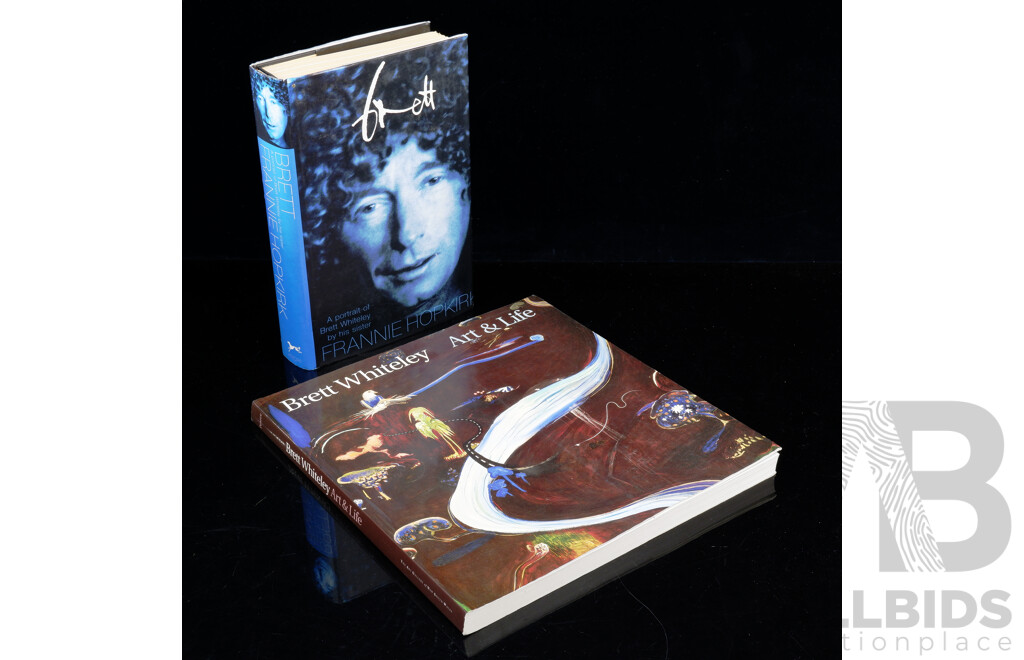 Brett Whiteley Art & Life, Barry Pearce, Art Gallery of NSW, 1995, Paperback Along with Brett, Frannie Hopkirk, Afred a Knopf, Sydney, 1996, Hardcover with Dust Jacket