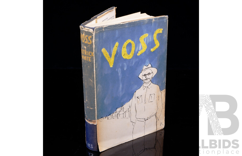 Rare Book, First Edition, Voss, Patrick White, Eyre & Spotiswood, 1957 Hardcover with Dust Jacket