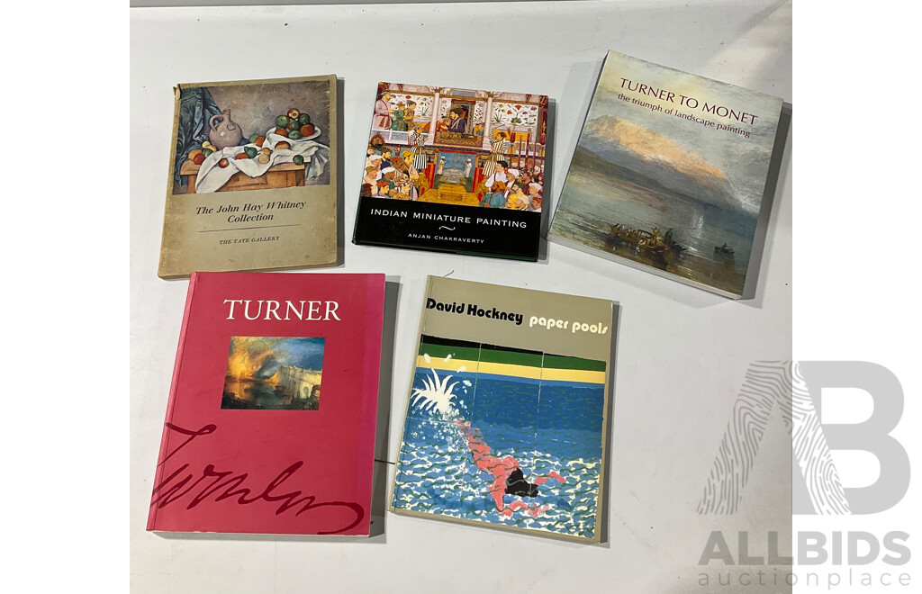 Collection Five Books Relating to European, American and Other Art