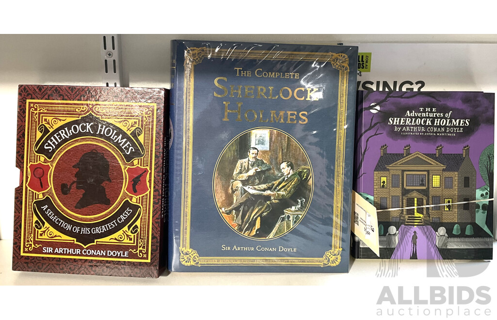 Collection Three Books Relating to Sherlock Holmes