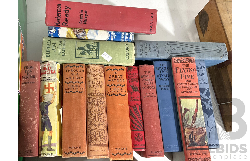 Collection 14 Vintage Boys Own Adventure Books