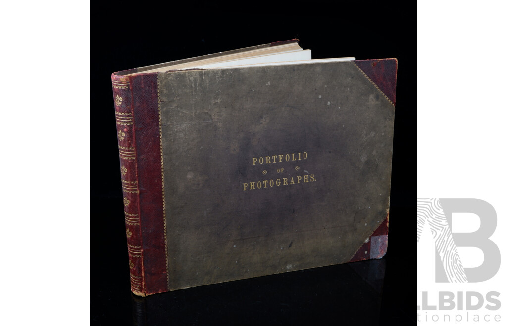 Portfolio of Photographs Etc, John L Stoddard, the Werner Company, Chicago, Hardcover