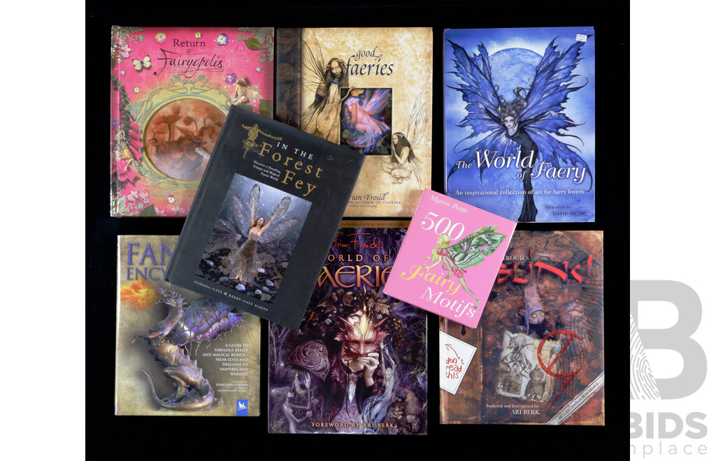 Collection Books Relating to Fairies, Goblins and More