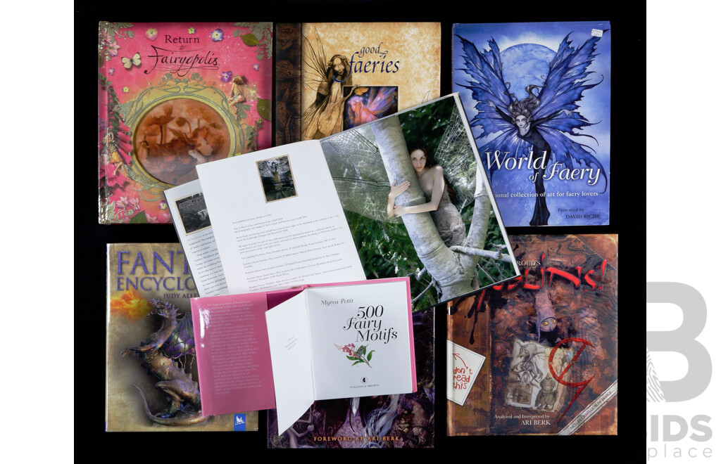 Collection Books Relating to Fairies, Goblins and More