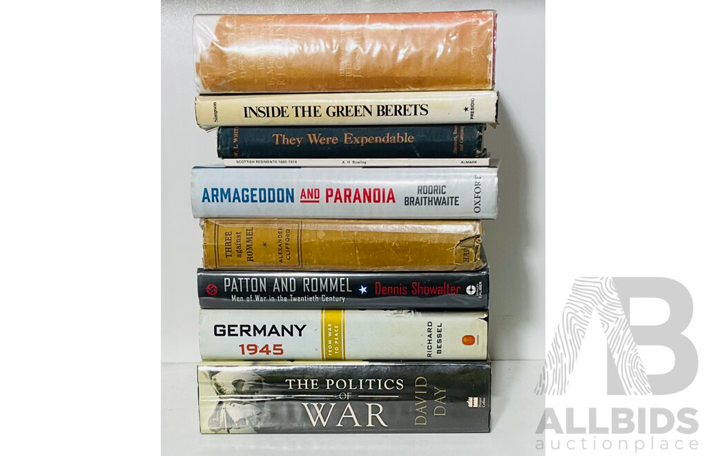 Collection Nine Books Relating to Australian WWII & WWII War Experience