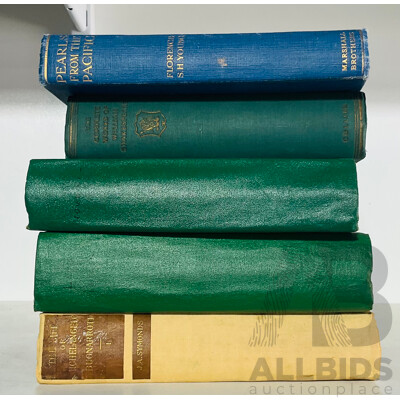 Collection of Vintage Hard-cover Books Including the Complete Works of William Shakespeare, Pearls From the Pacific by Florence S.H Young and More