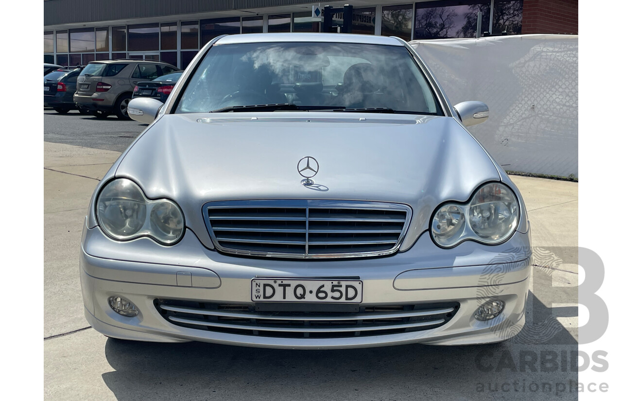 12/04 Mercedes-Benz C200 KOMPRESSOR CLASSIC RWD W203 4D Sedan Silver 1.8L