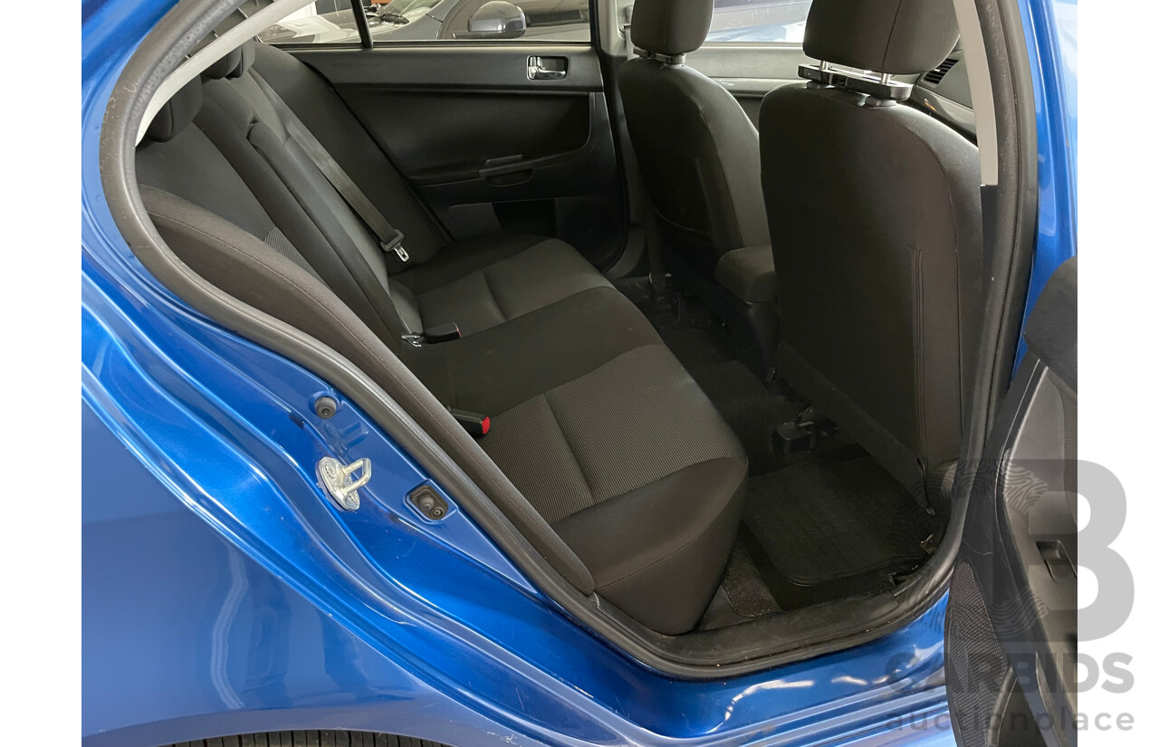 03/09 Mitsubishi Lancer VR-X FWD CJ MY10 4D Sedan Blue 2.4L