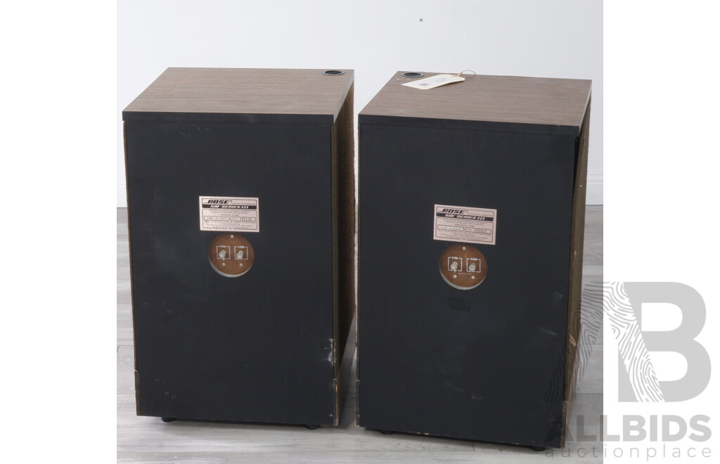 Pair of Bose 501 Series III Speakers