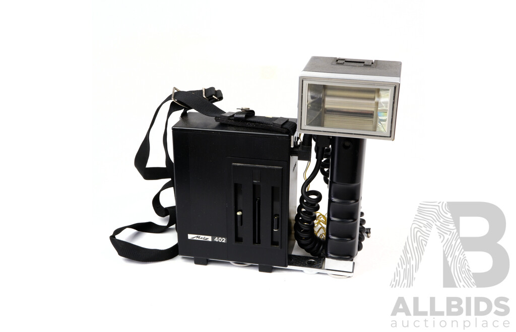 Rare German Metz 402 Mecablitz Telecomputer Camera Flash