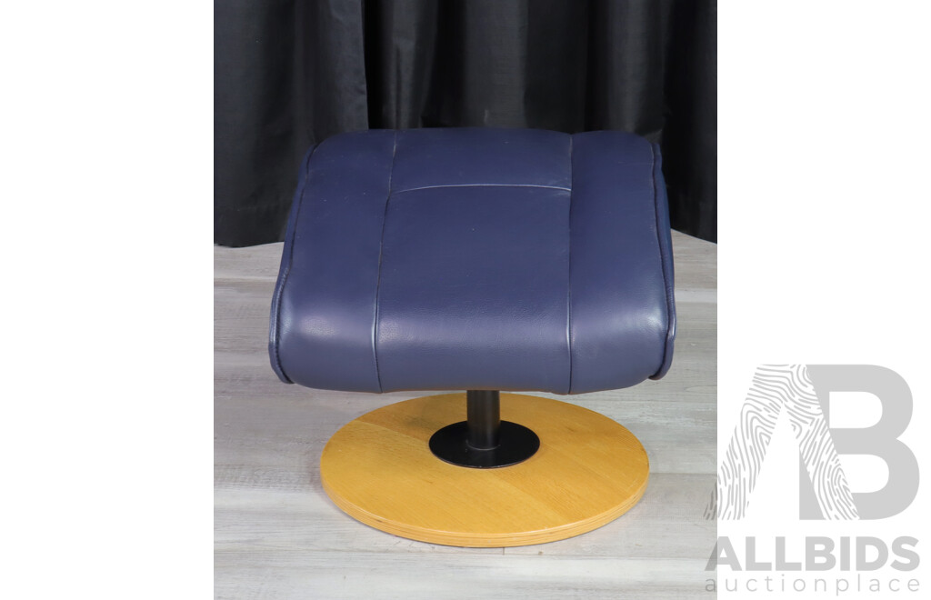 Leather Top Foot Stool