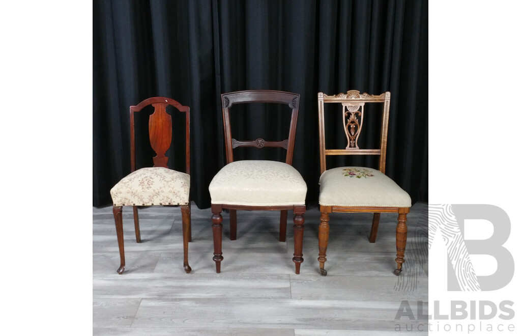 Melange of Three Chairs