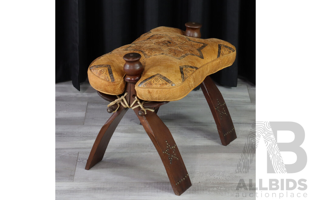 Timber Framed Camel Stool