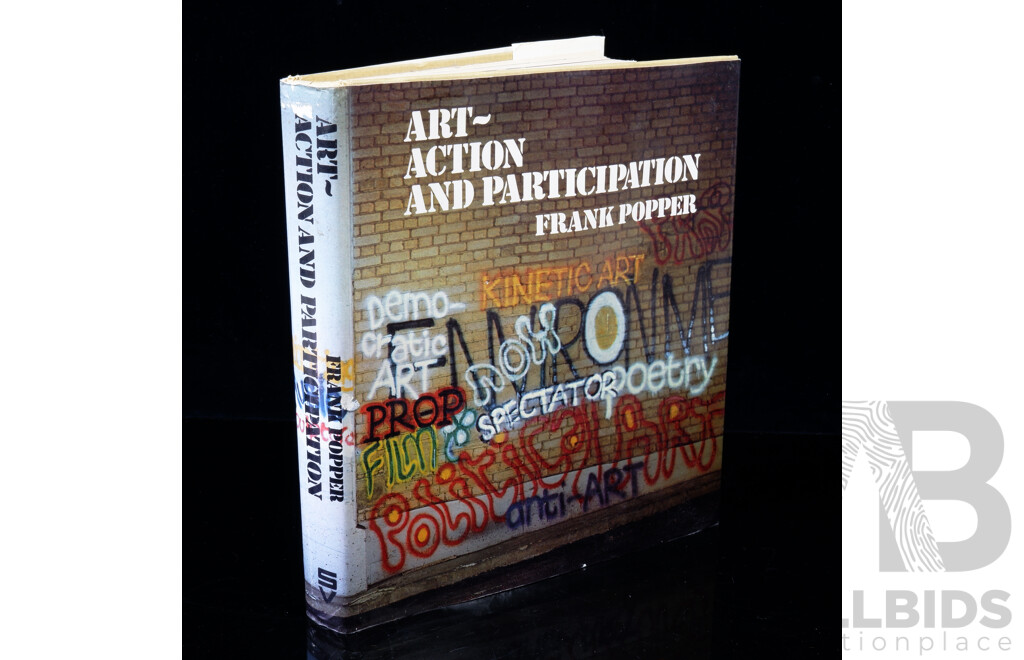 Art-Action and Participation, Frank Popper, Studio Vista, 1975, Hardcover with Dust Jacket