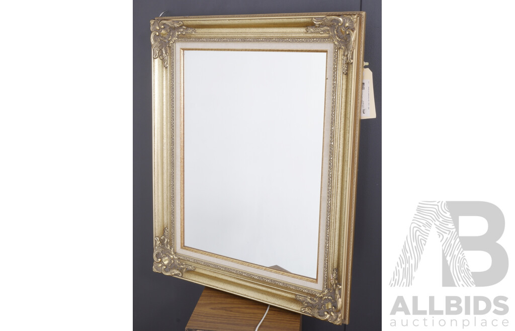 Large Antique Style Gold Frame Mirror