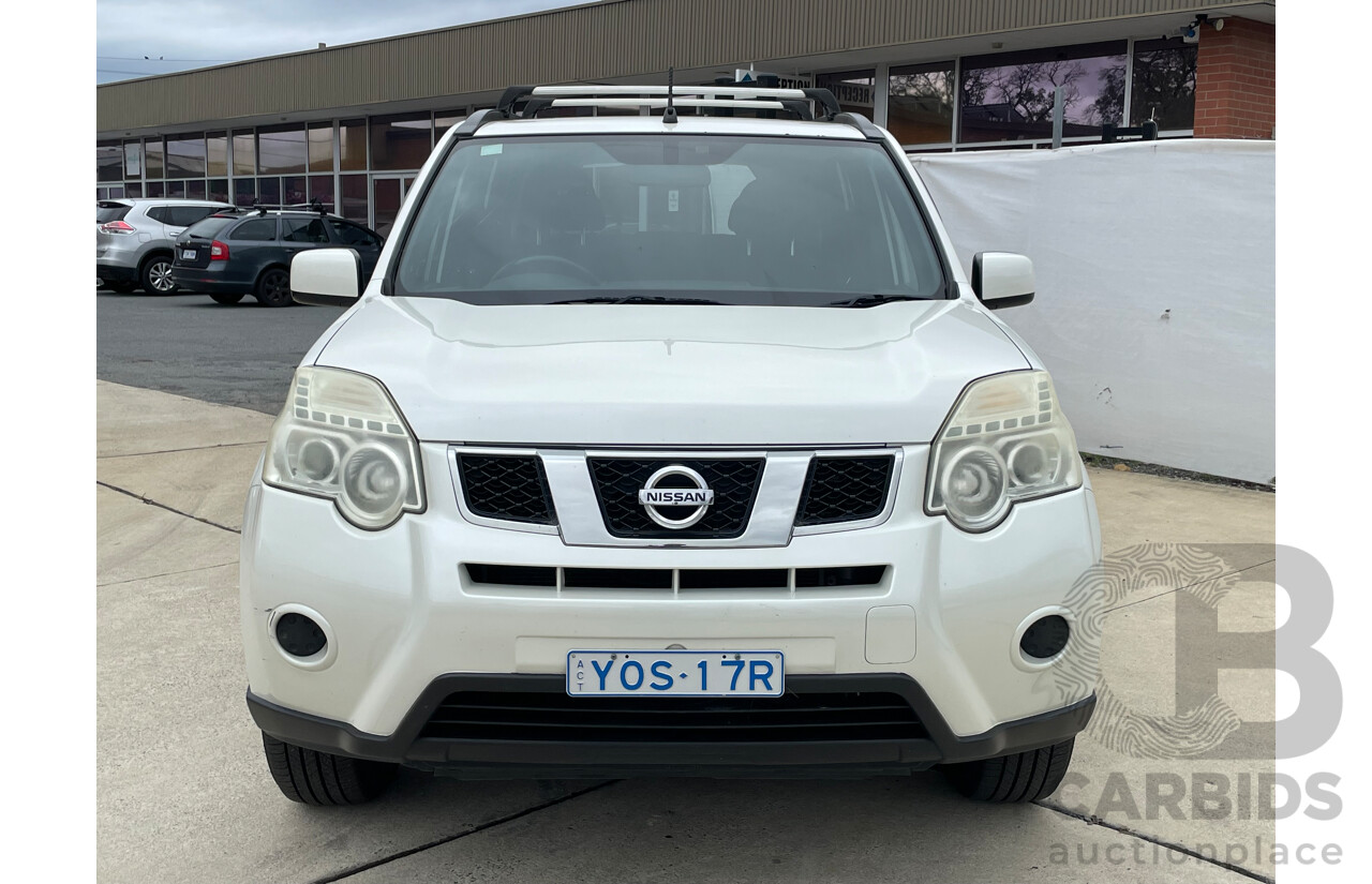 11/11 Nissan X-Trail ST (FWD) FWD T31 MY11 4D Wagon White 2.0L