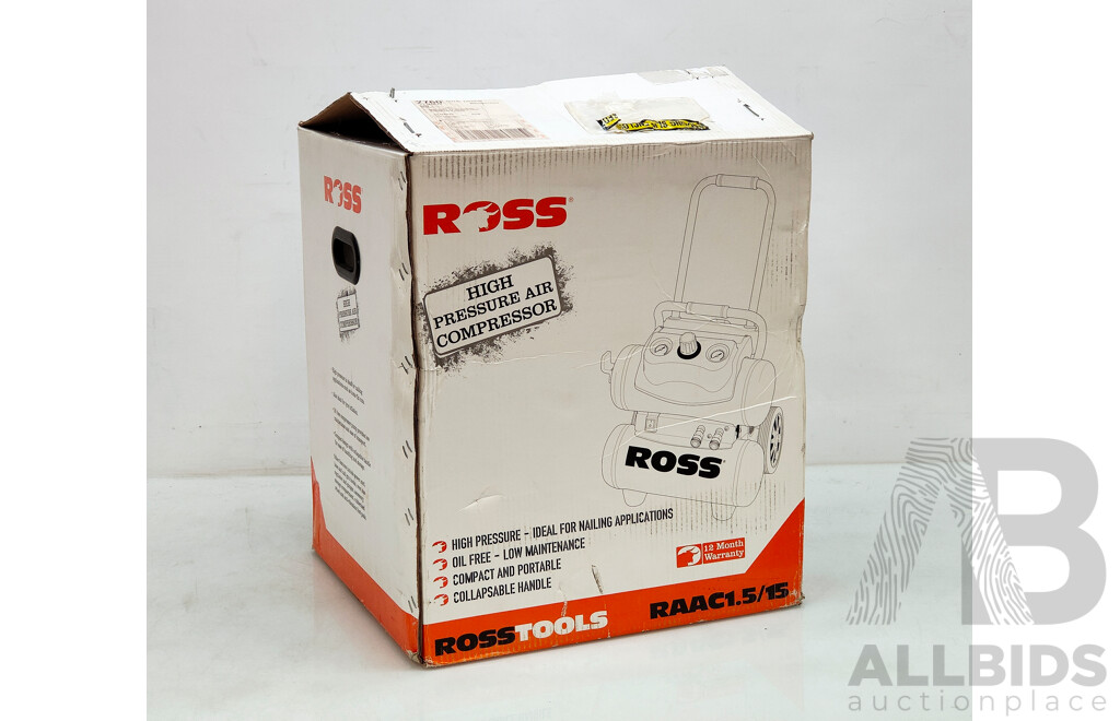 ROSS High Pressure Air Compressor and ROSS 90MM Framing Nail Gun