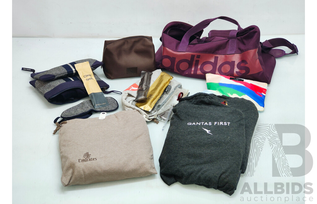 Assorted First Class Gifts From Airlines (Qantas, Emirates) and Hotels