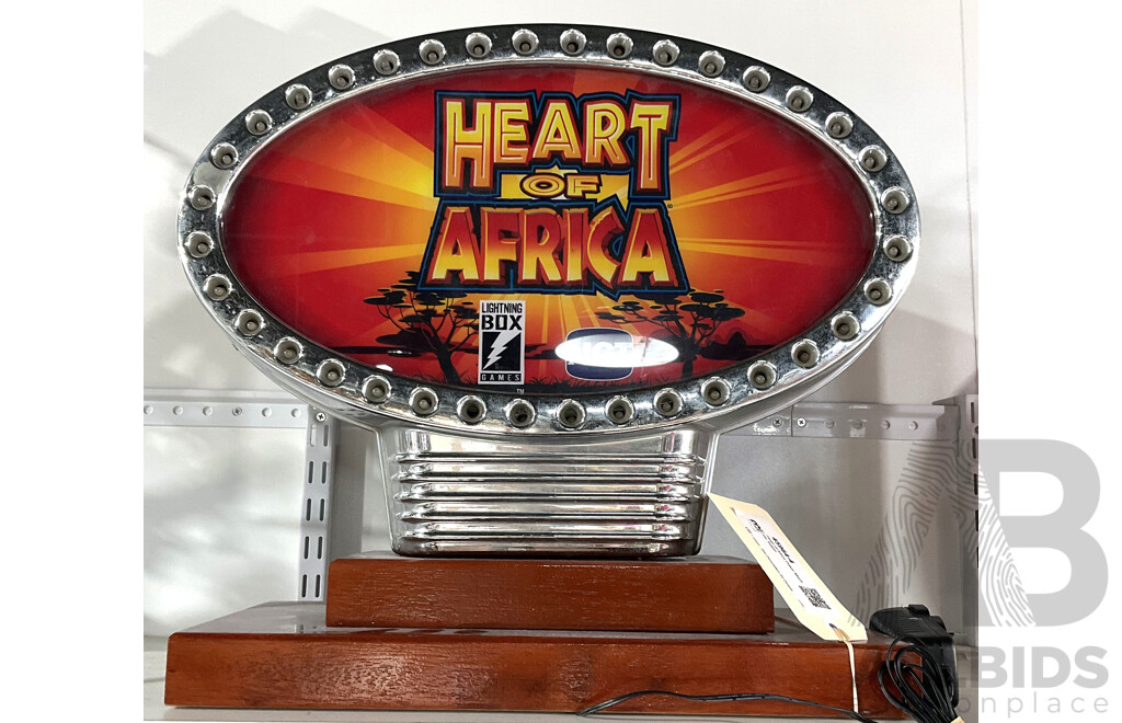 Heart of Africa Poker Machine Topper